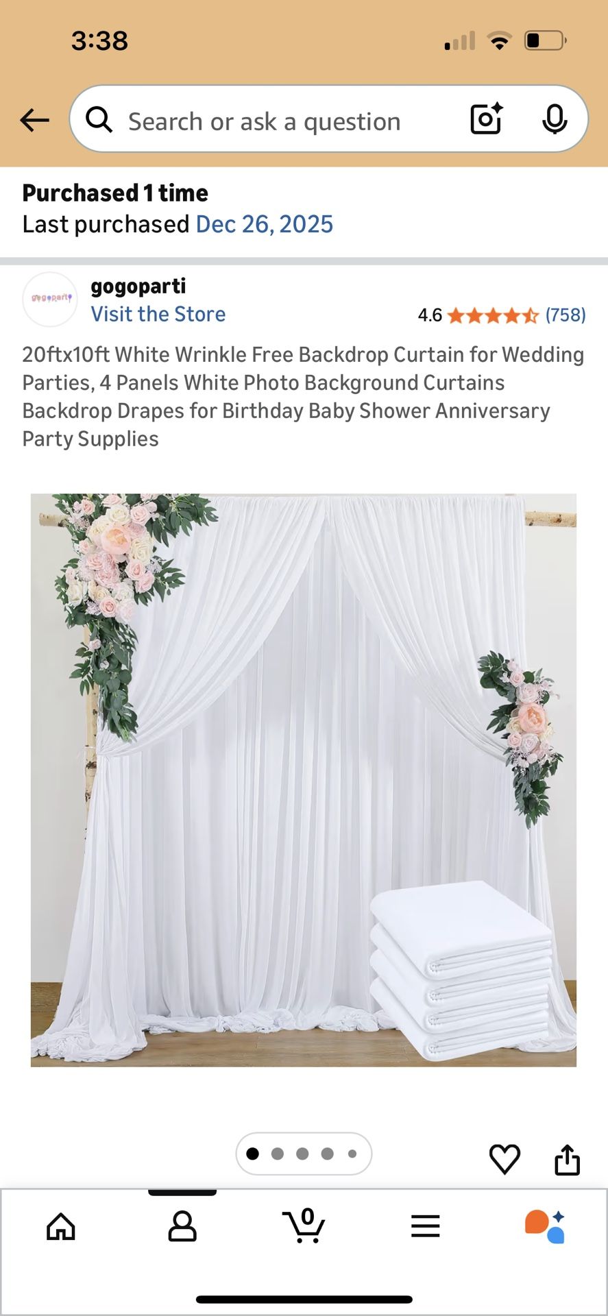 Drapes for photo booth frame