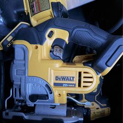 🟡 DeWALT 20V Tool Bundle – Jigsaw + Atomic Oscillating Multi Tool (Tool Only)