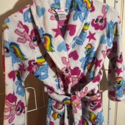 My Little Pony Girls Robe – Size 8 – Cute & Cozy!