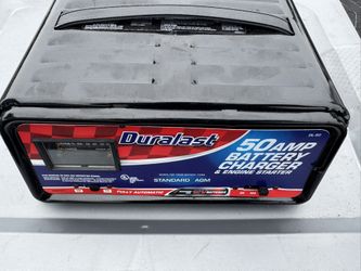 DURALAST 50 Amp Battery Charger & Engine Starter