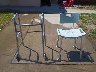 Walker and shower chair
