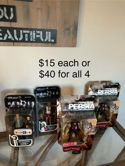 Heroes, Prince Of Persia 6” Figures