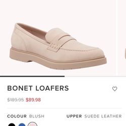 $190. Nine West Top Of The Line Tan Suede Loafer Sz:5