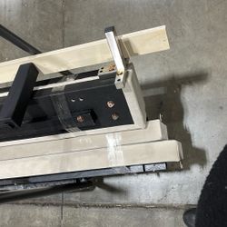 Full Sized Lightly Used Saatva Santorini Platform Bed 