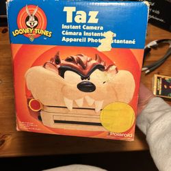 RARE Taz Polaroid 600 Camera – Fully Works – Original Box Included!