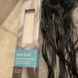 18 Inch Clip & Go  Hair  $150 