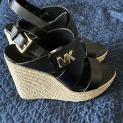 Michael Kors Black Wedges