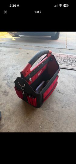 Milwaukee packout tote bag