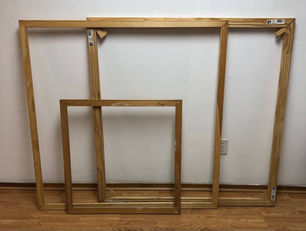 Stretch Frames (art work) 48'' frames & 30" frame