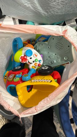 bag of baby toys