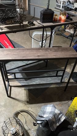 Table with Metal Frame