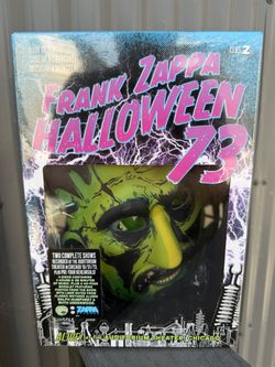 Frank Zappa Halloween 1973 Mask and Gloves, 4 CD’s of Live Music and 40 page booklet