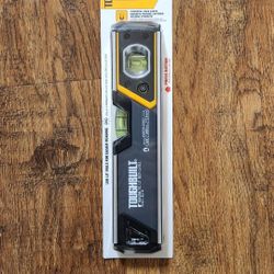 Brand New TOUGHBUILT 9" Magnetic Box Beam Level.  Price Is Firm