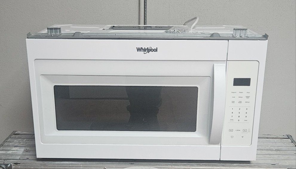 ✨️🔆"Whirlpool"🔆✨️ White Microwave in Great Condition 