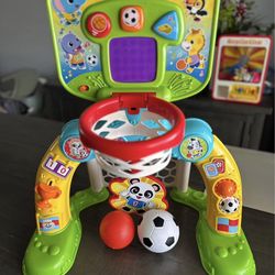 VTech Count & Win Sports Center with Basketball and Soccer Ball