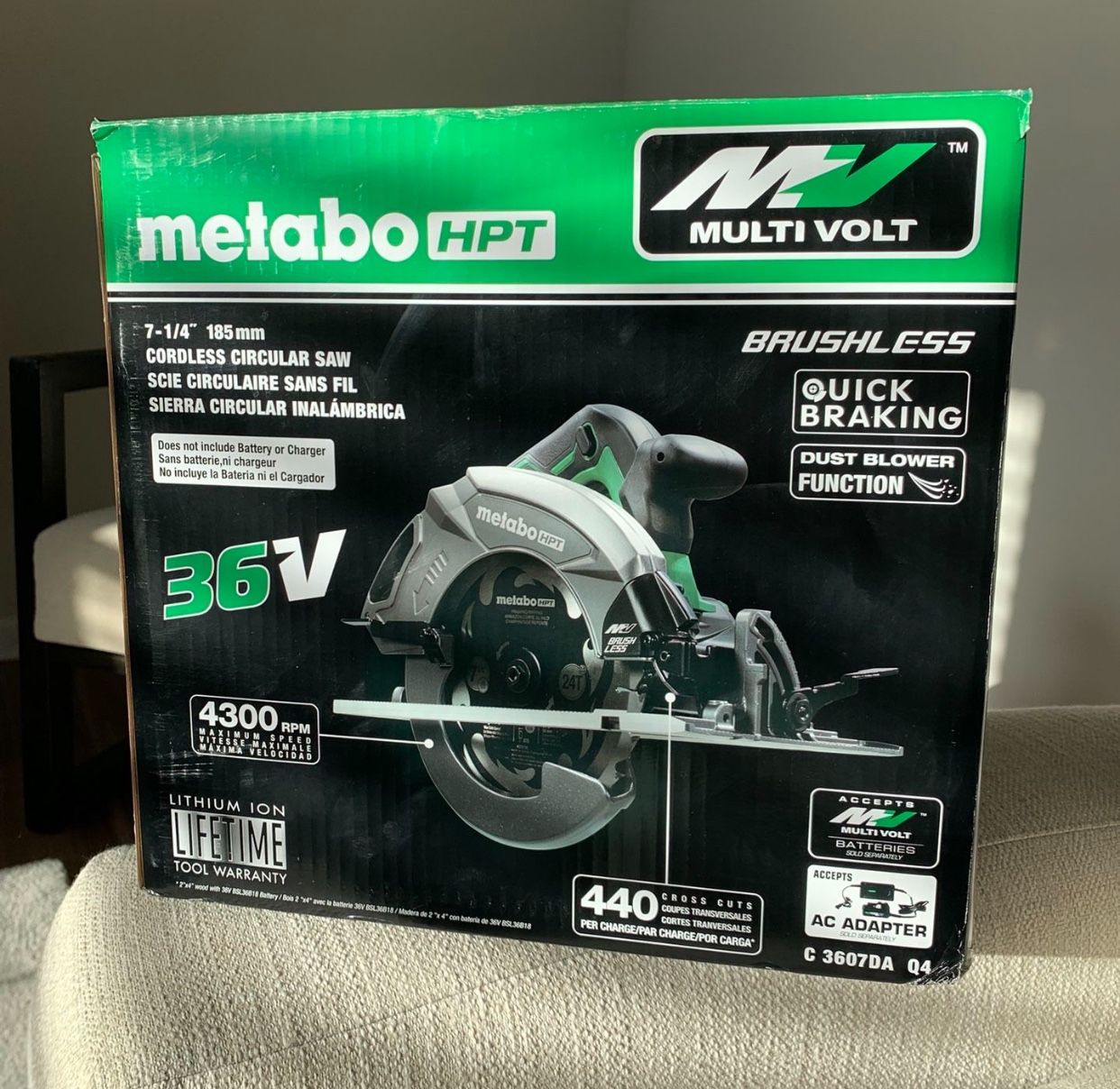 Corded/Cordless Metabo Circular Saw