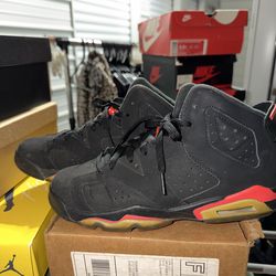 Air Jordan 6 Retro BG Black Infrared 23 Size 6.5Y