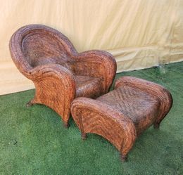 Pottery Barn wicker rattan 