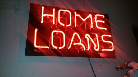 Neon home loans light