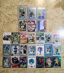PANINI FOOTBALL & BASKETBALL STAR & ROOKIE CARD LOT OF 27* ALL PACK FRESH IN NM - MINT CONDITION!