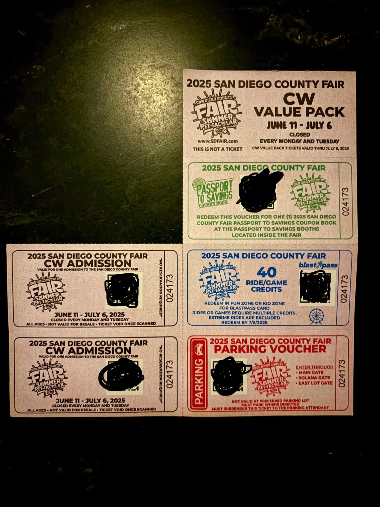 2025 County Fair Tickets