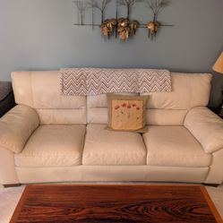 Beautiful Sturdy Leather Couch.  