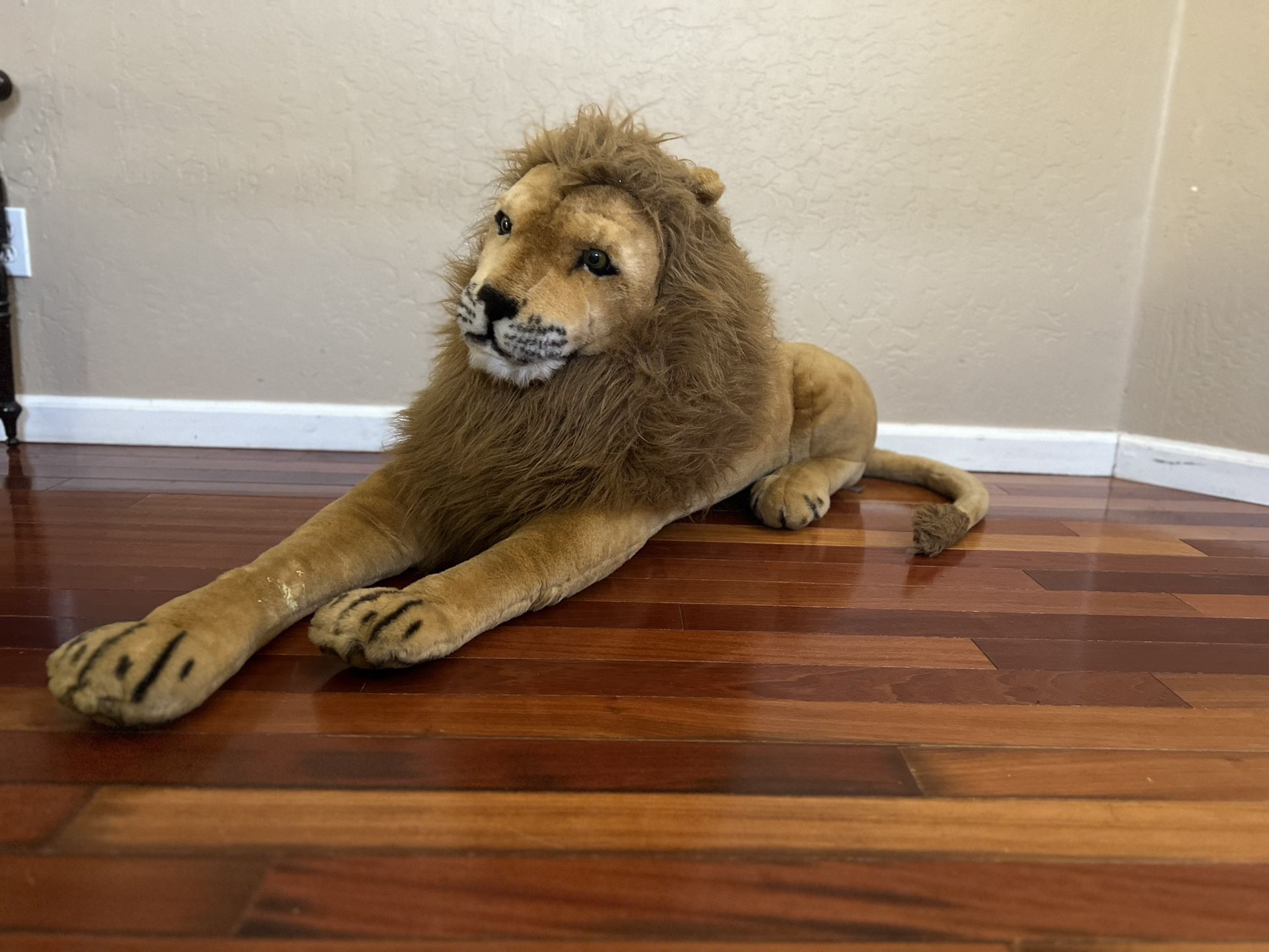 Lion stuffed animal