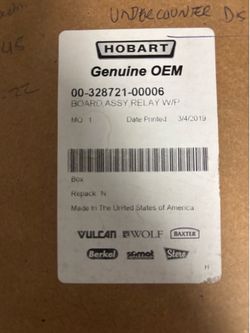 Hobart 00-(contact info removed)6 Relay Board Assembly
