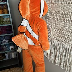 DISNEY infant NEMO PLUSH 2 PC HALLOWEEN COSTUME 12 Months Toddler 