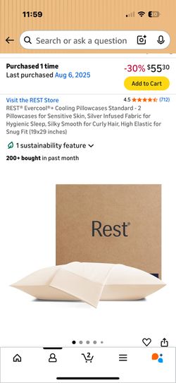 Rest Evercool Pillow Cases