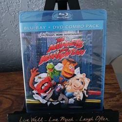 Brand-New Muppets Take Manhattan 1984 (Bluray DVD Combo Pack, 2011) Jim Henson 