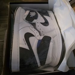 Jordan 1 Fragment x Union Black/White