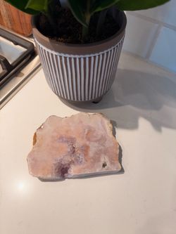 Natural Pink Amethyst Druzy Slab