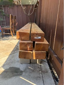 Lumber wood and bricks