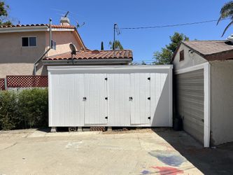 Fully Built White Shed 