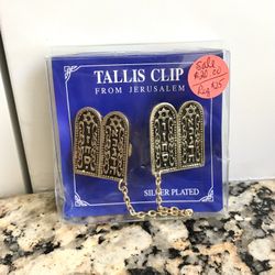 Tallis/Tallit Prayer Shawl ClipsJudaica From Israel