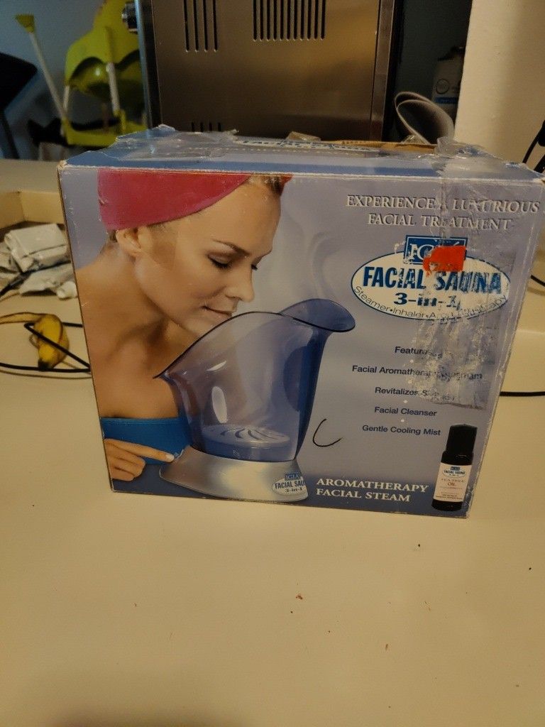 IGIA 3 IN 1 FACIAL SAUNA STEAMER INHALER AROMATHERAPY SPA FACE CLEANSER MACHINE