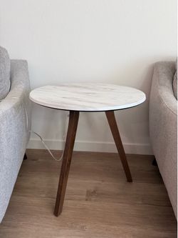 Marble side table