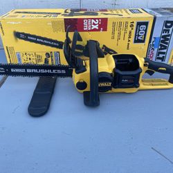 DEWALT 60V MAX 16in. Brushless Battery Powered Chainsaw, (Tool Only)
