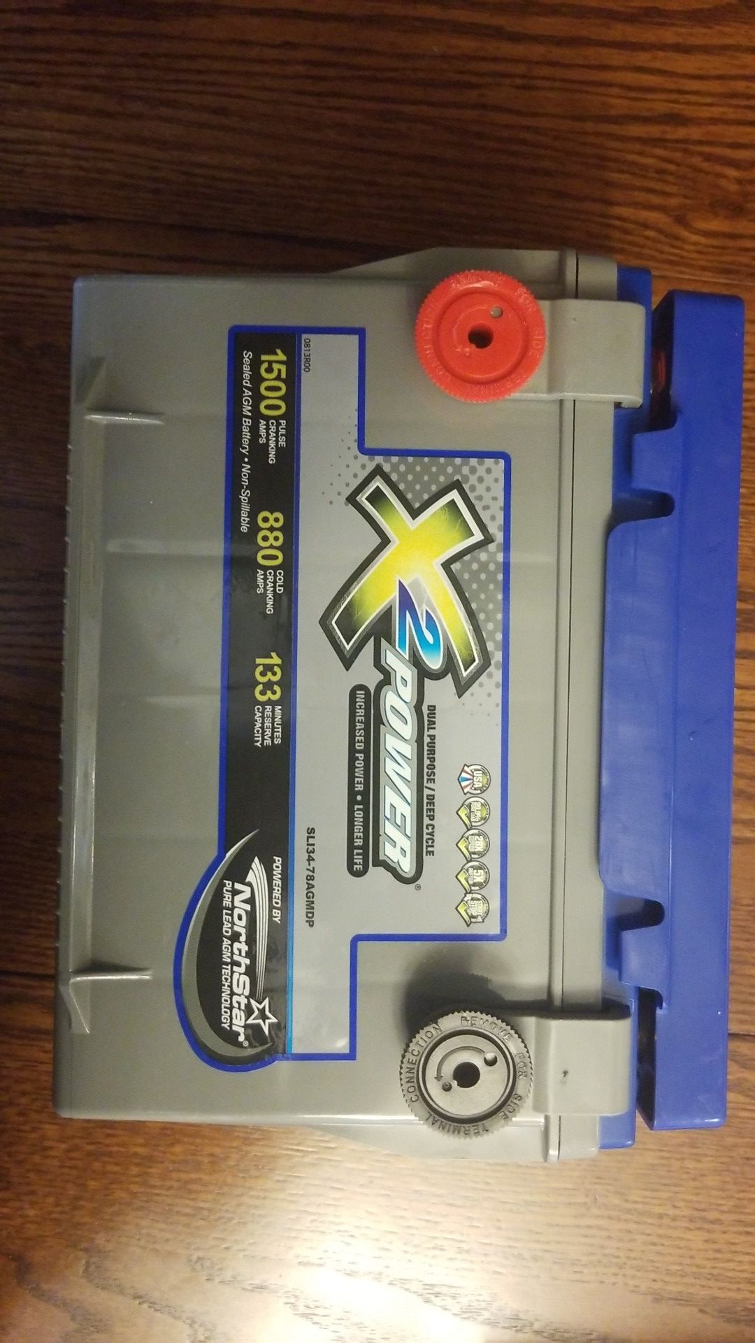 Northstar SLI34-78AGMDP DUAL PURPOSE / DEEP CYCLE CAR BATTERY