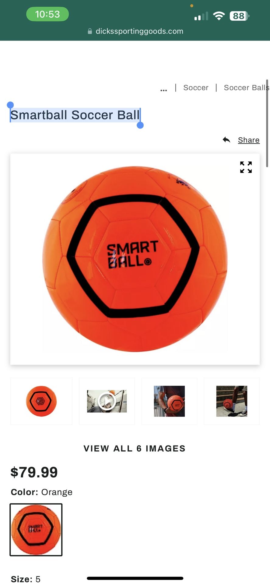 Smartball Soccer Ball!!!