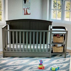 Crib & Changer With Drawers