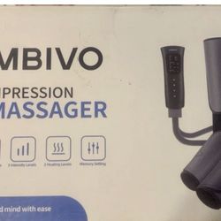 Cambivo Leg Massager; Circulation, Pain Relief, Leg Compression, Heat & Extenders