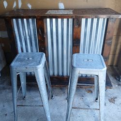 Bar and bar stools