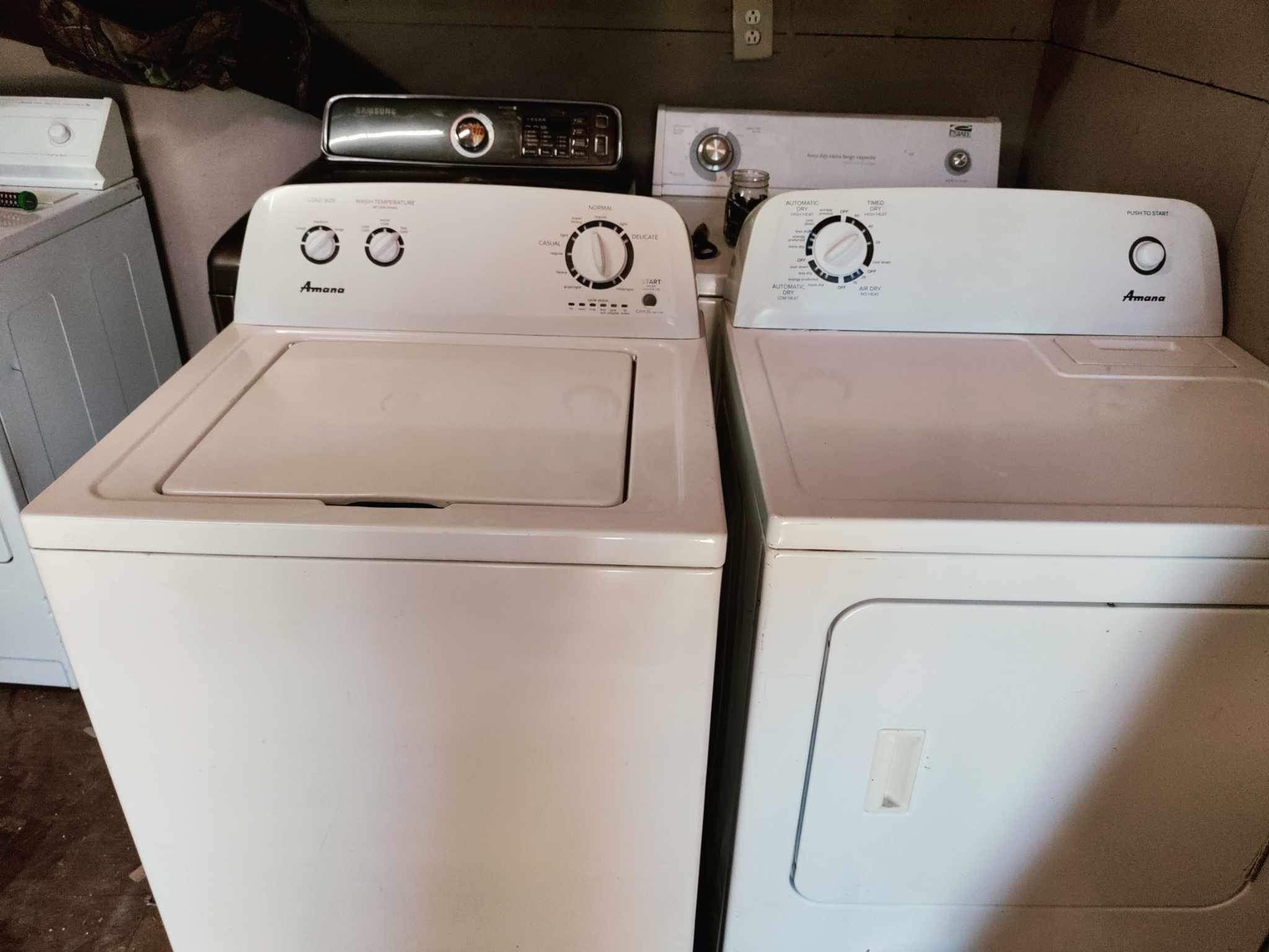 Amana Washer And Dryer Set 