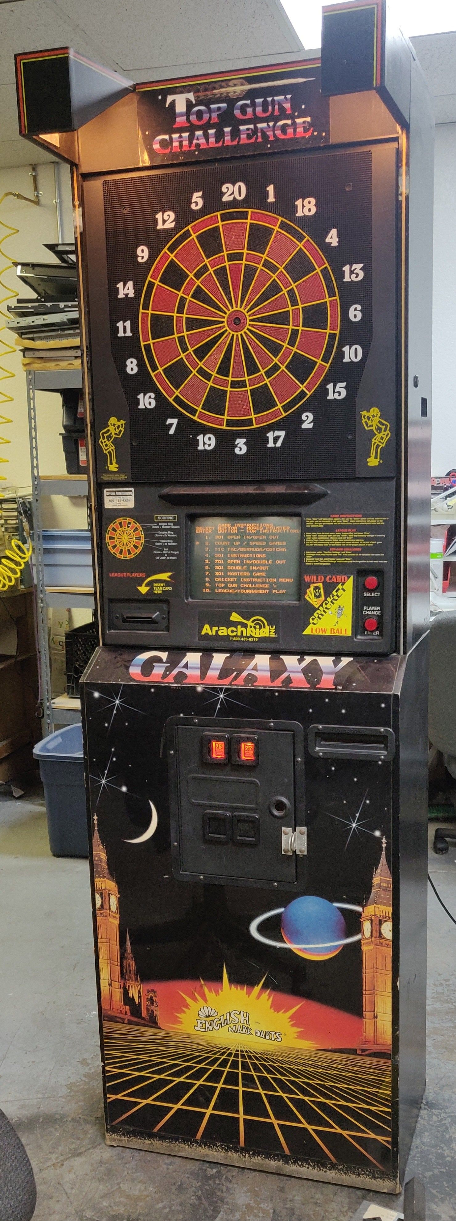 Arachnid Galaxy Commercial CoinOp Dartboard for Sale in Phoenix, AZ