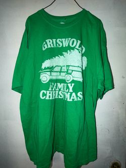 Griswold Family Christmas Green Graphic T-Shirt