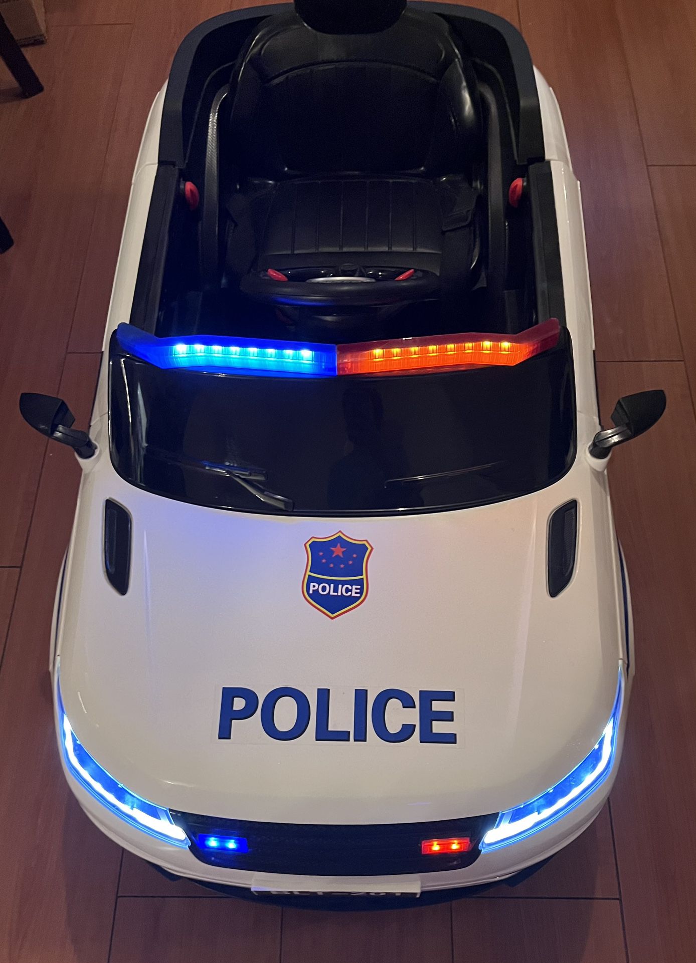911 Electric Police car For Toddler Or Small Kids. Read