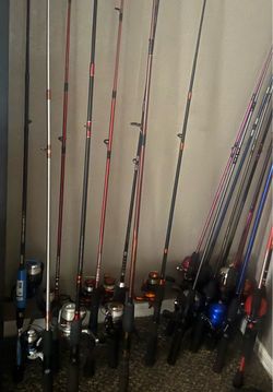 Fishing Ready Poles Spinning Rods with Reels