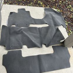 2011-2017 Honda Odyssey OEM GREY 1st 2nd 3rd Rows Floor Carpet Mats Set of 3 Gray 2012 2013 2014 2015 2016